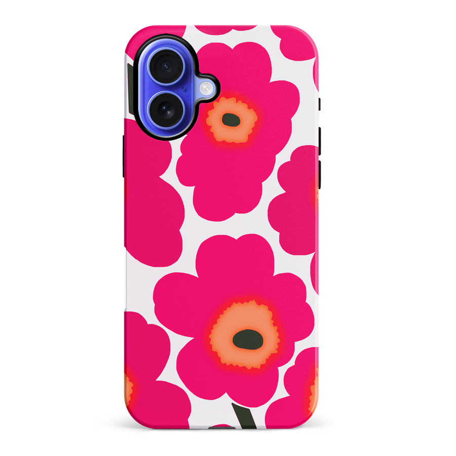 Bold Bloom Burst Floral Phone Case - Pink