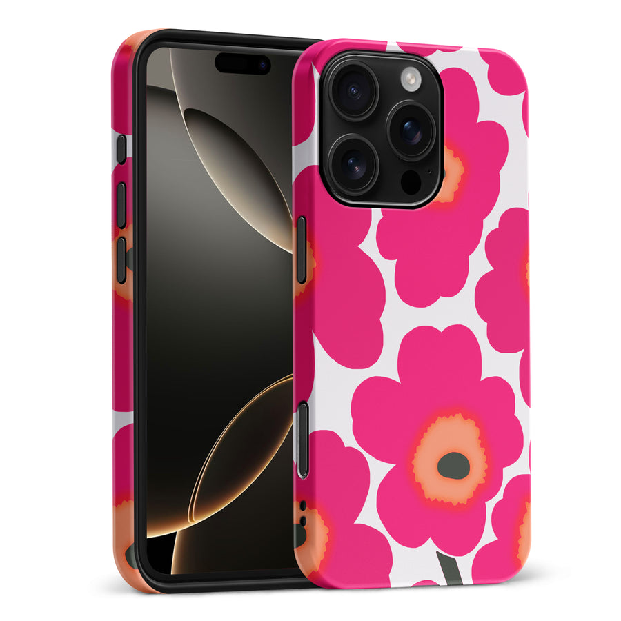 Bold Bloom Burst Floral Phone Case - Pink