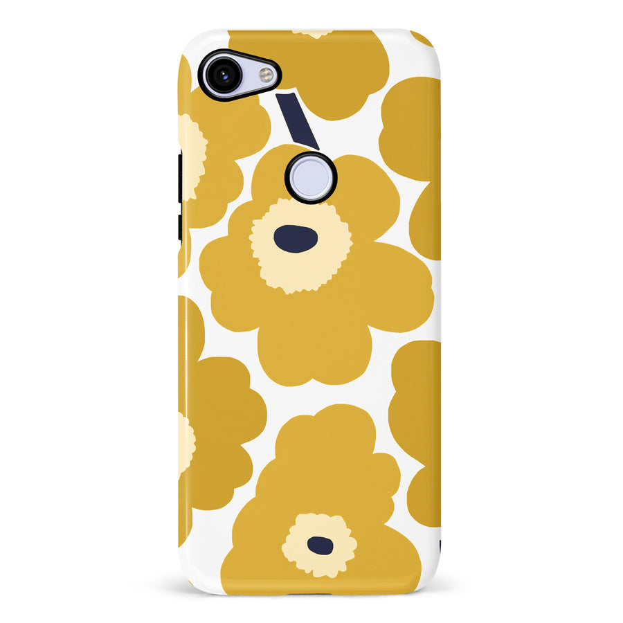 Bold Bloom Burst Floral Phone Case - Yellow