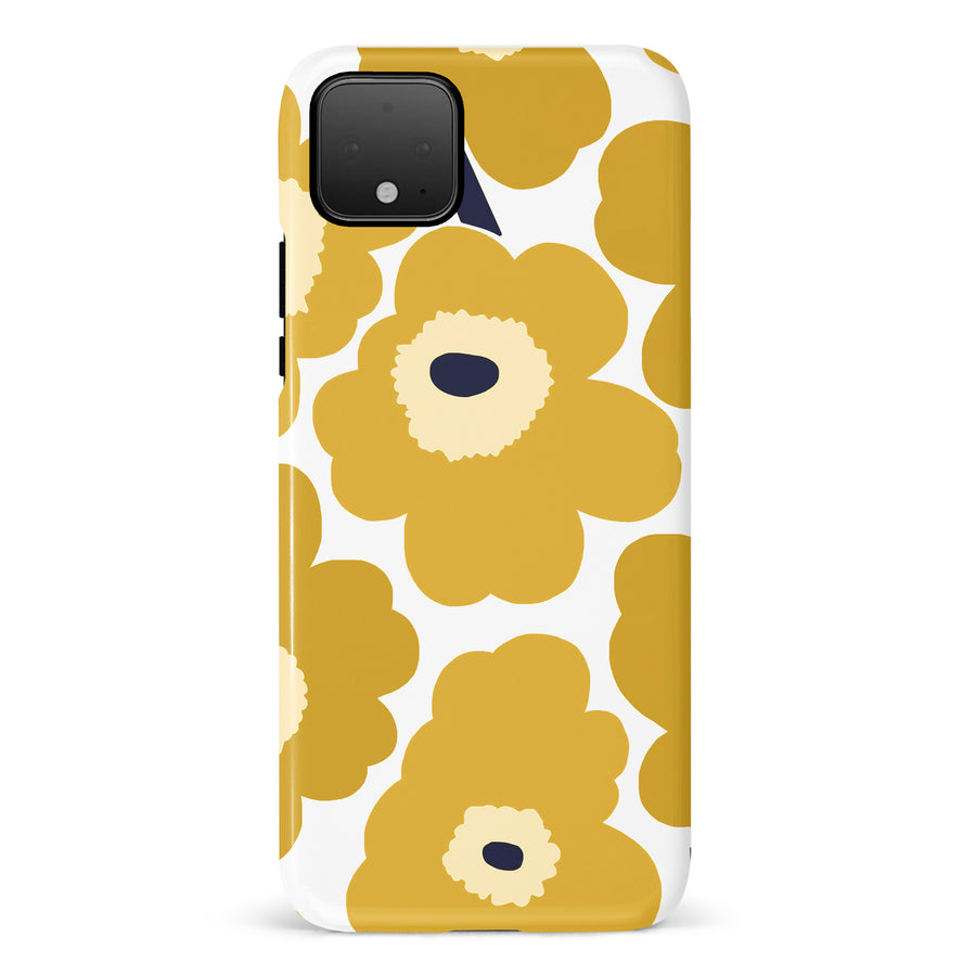 Bold Bloom Burst Floral Phone Case - Yellow