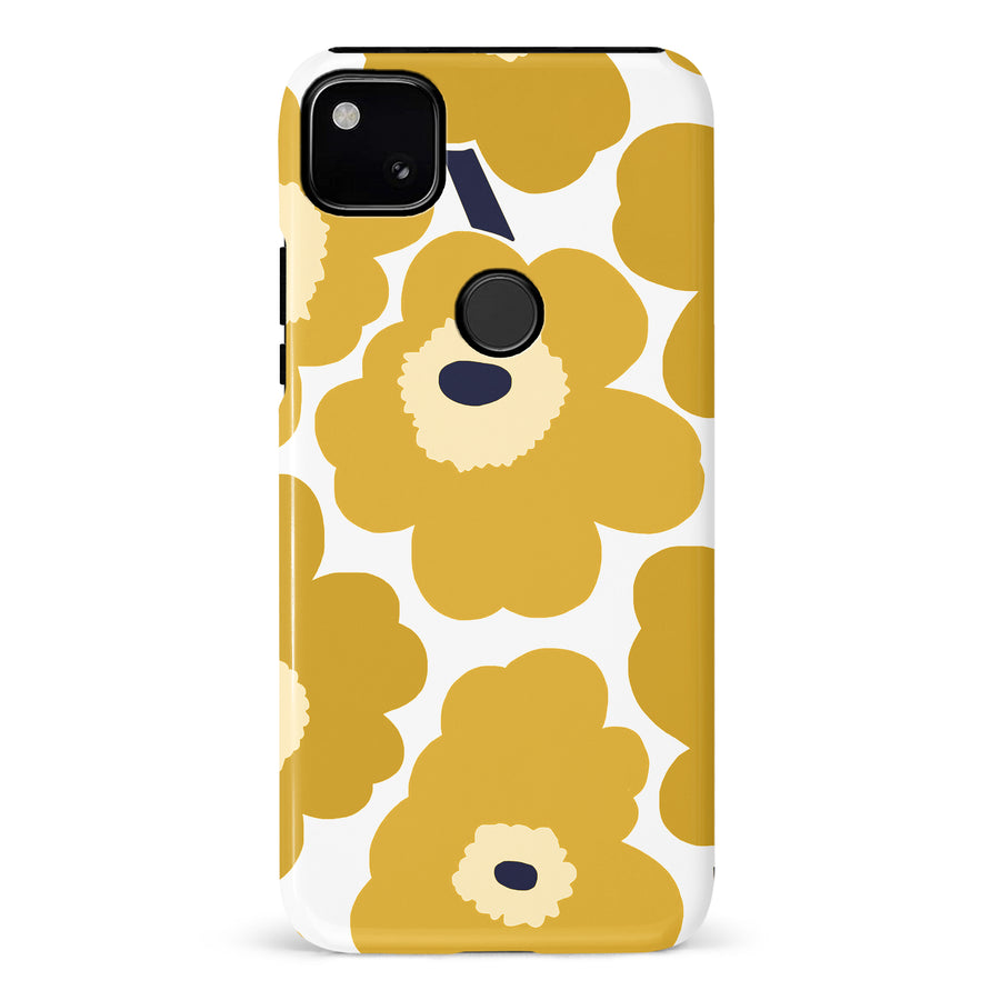 Bold Bloom Burst Floral Phone Case - Yellow