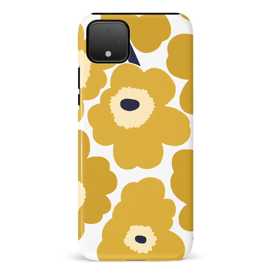 Bold Bloom Burst Floral Phone Case - Yellow