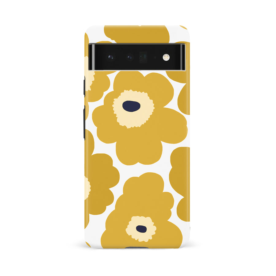 Bold Bloom Burst Floral Phone Case - Yellow