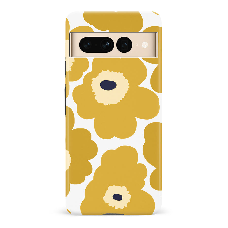 Bold Bloom Burst Floral Phone Case - Yellow