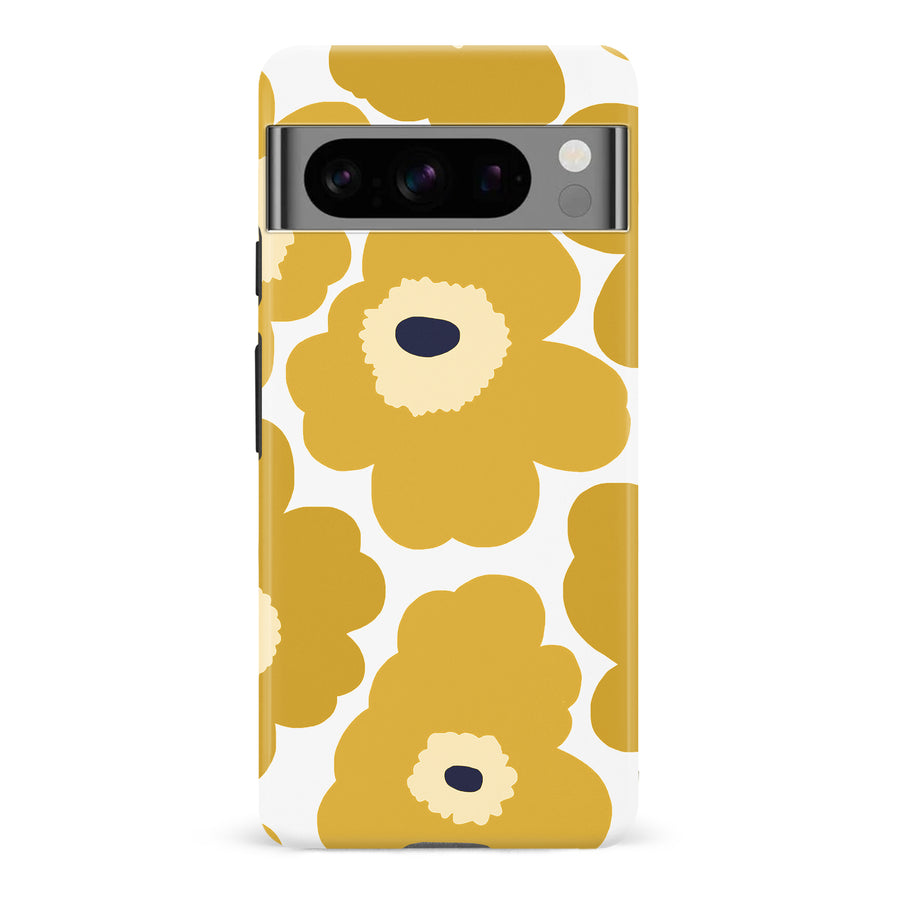 Bold Bloom Burst Floral Phone Case - Yellow