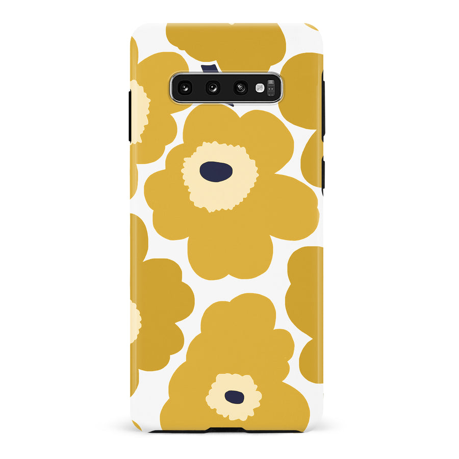 Bold Bloom Burst Floral Phone Case - Yellow