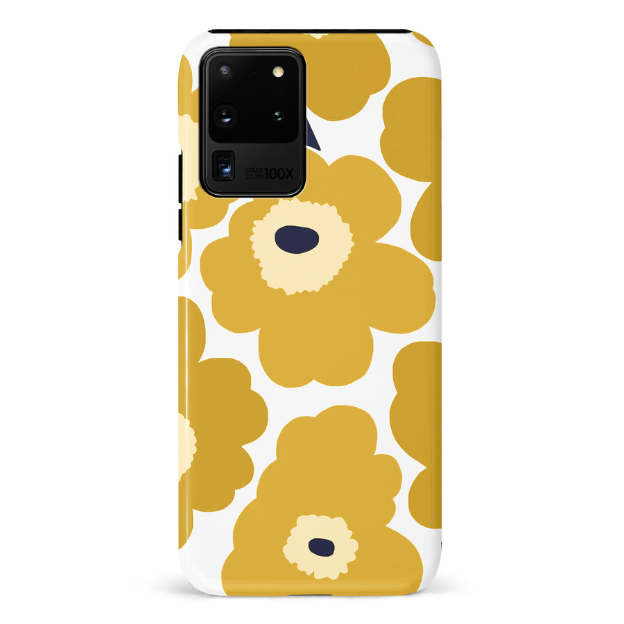 Bold Bloom Burst Floral Phone Case - Yellow