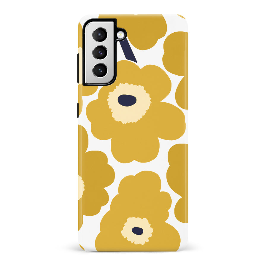 Bold Bloom Burst Floral Phone Case - Yellow