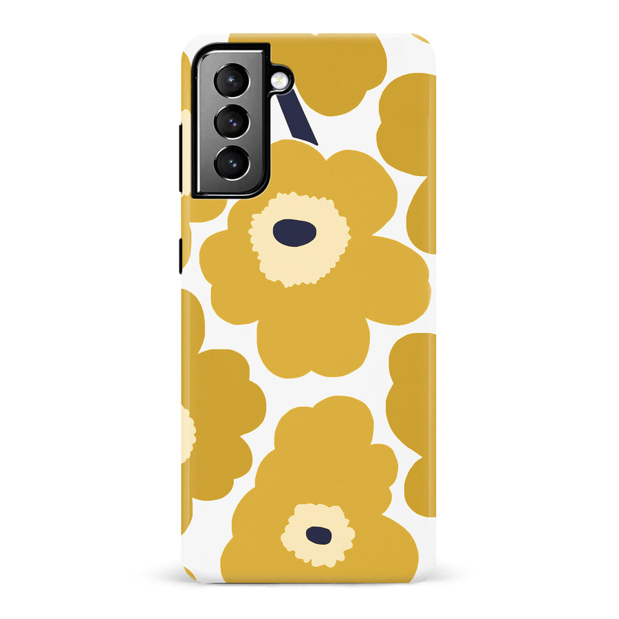 Bold Bloom Burst Floral Phone Case - Yellow