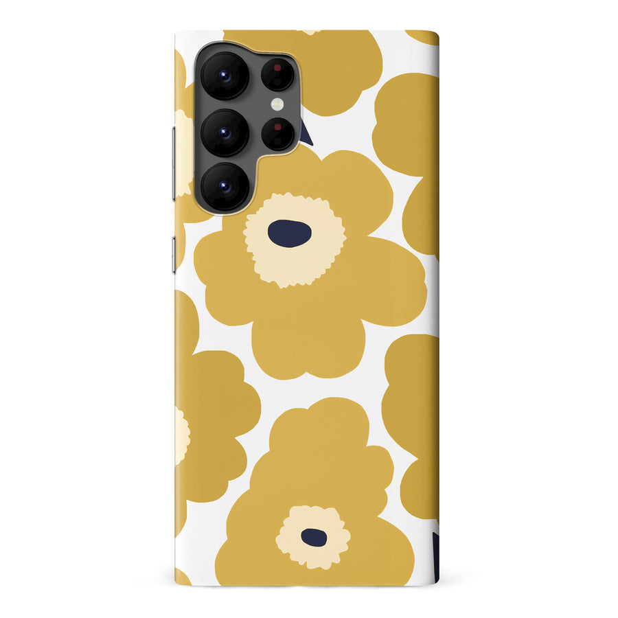 Bold Bloom Burst Floral Phone Case - Yellow