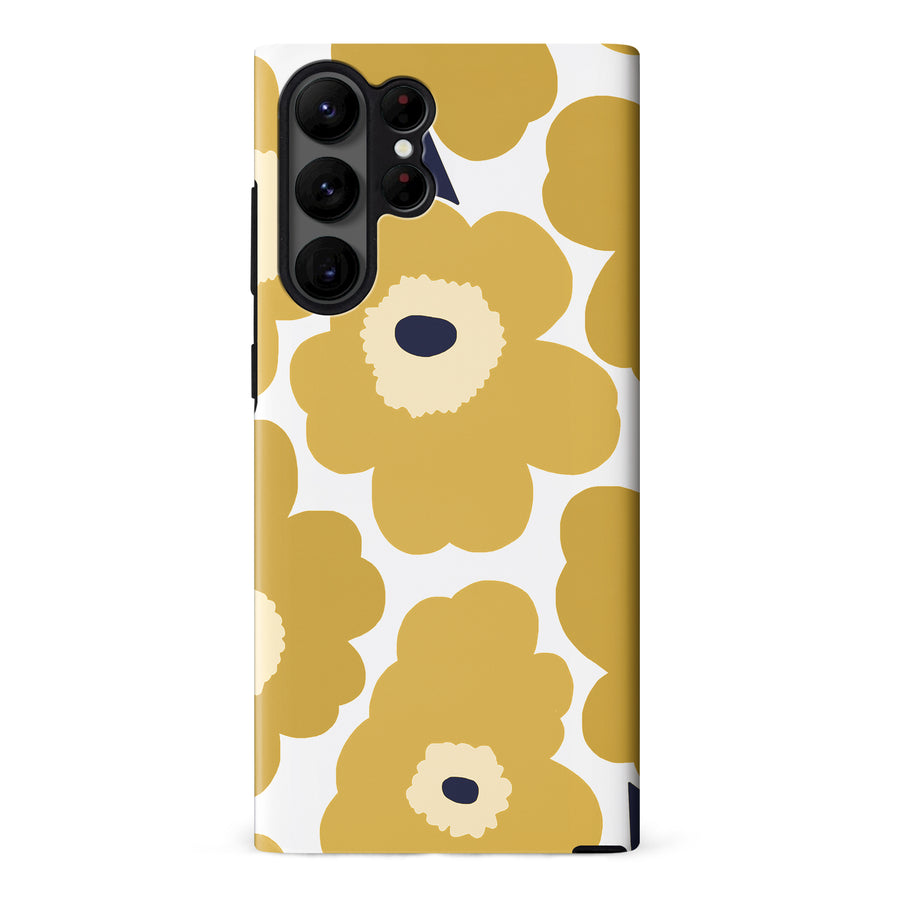 Bold Bloom Burst Floral Phone Case - Yellow