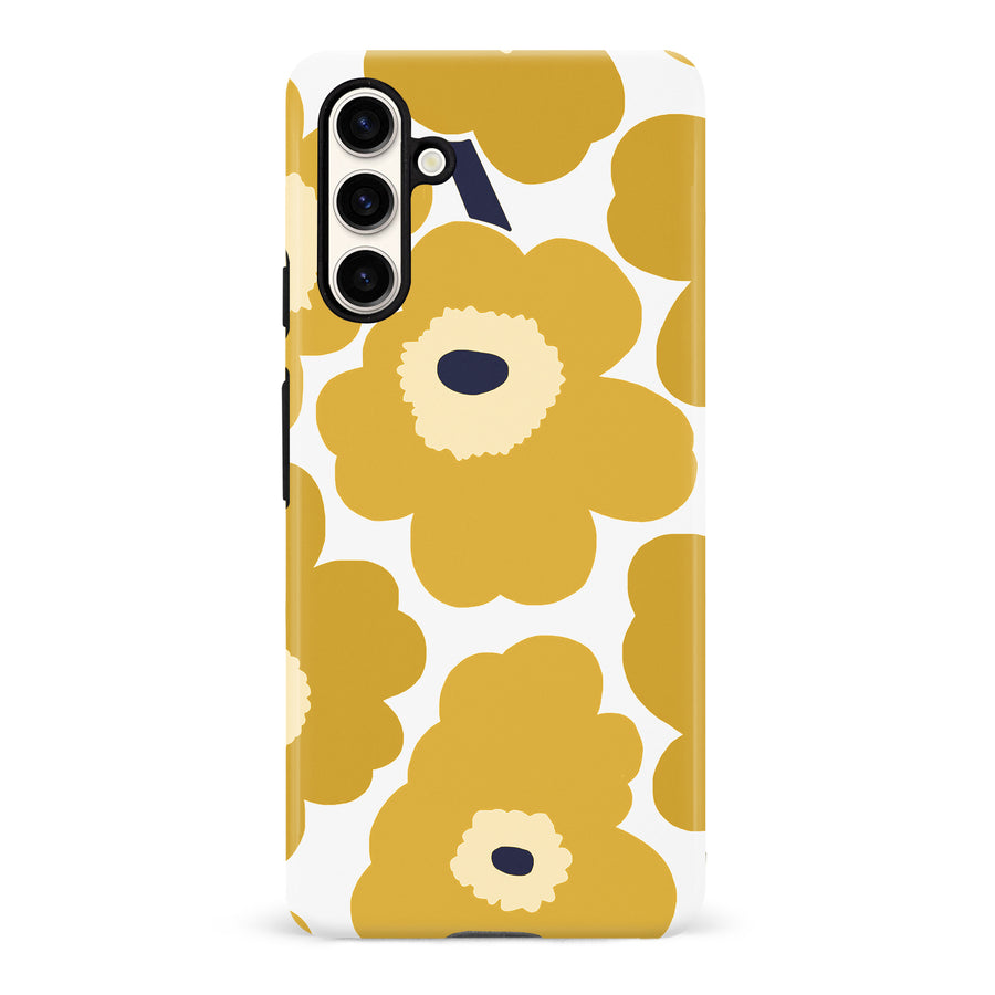 Bold Bloom Burst Floral Phone Case - Yellow