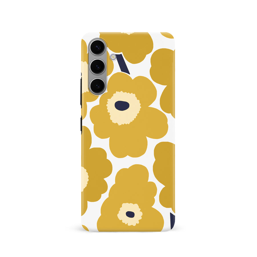 Bold Bloom Burst Floral Phone Case - Yellow