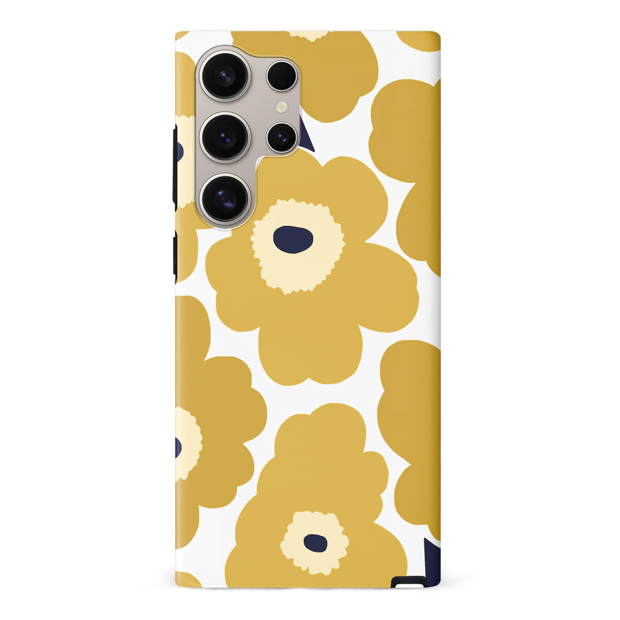 Bold Bloom Burst Floral Phone Case - Yellow