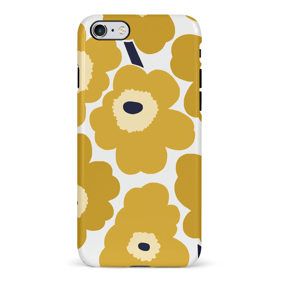 Bold Bloom Burst Floral Phone Case - Yellow