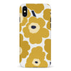 iPhone XS Max Bold Bloom Burst Floral Phone Case - Yellow