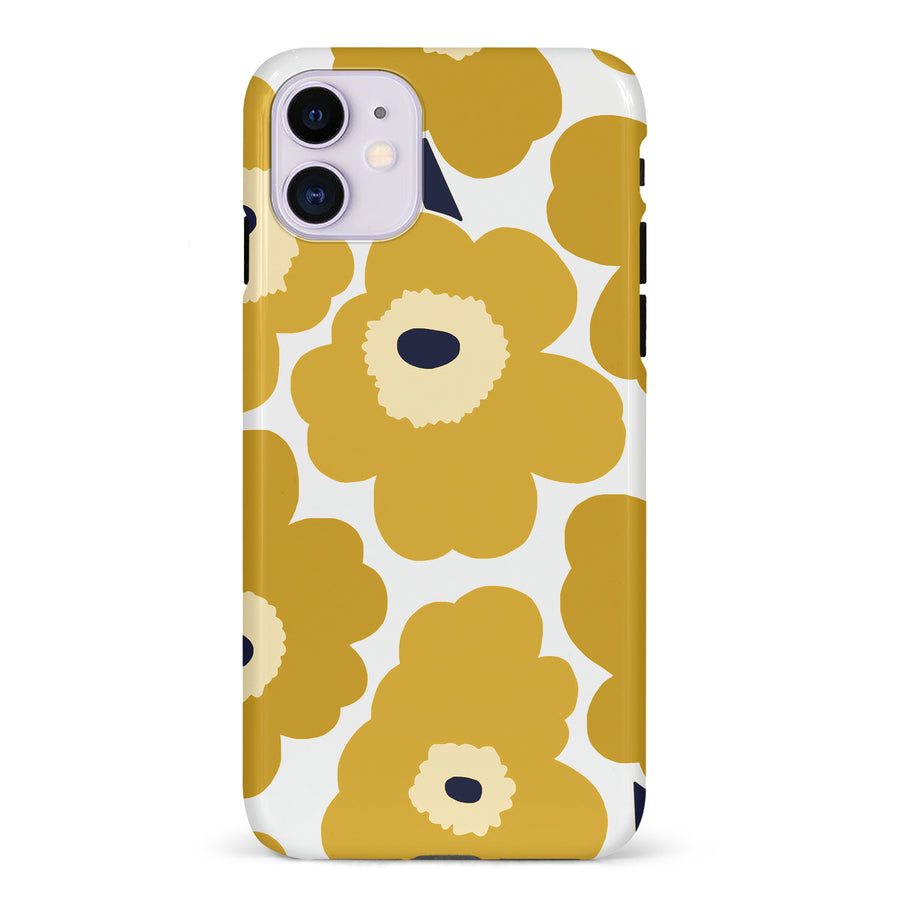 Bold Bloom Burst Floral Phone Case - Yellow