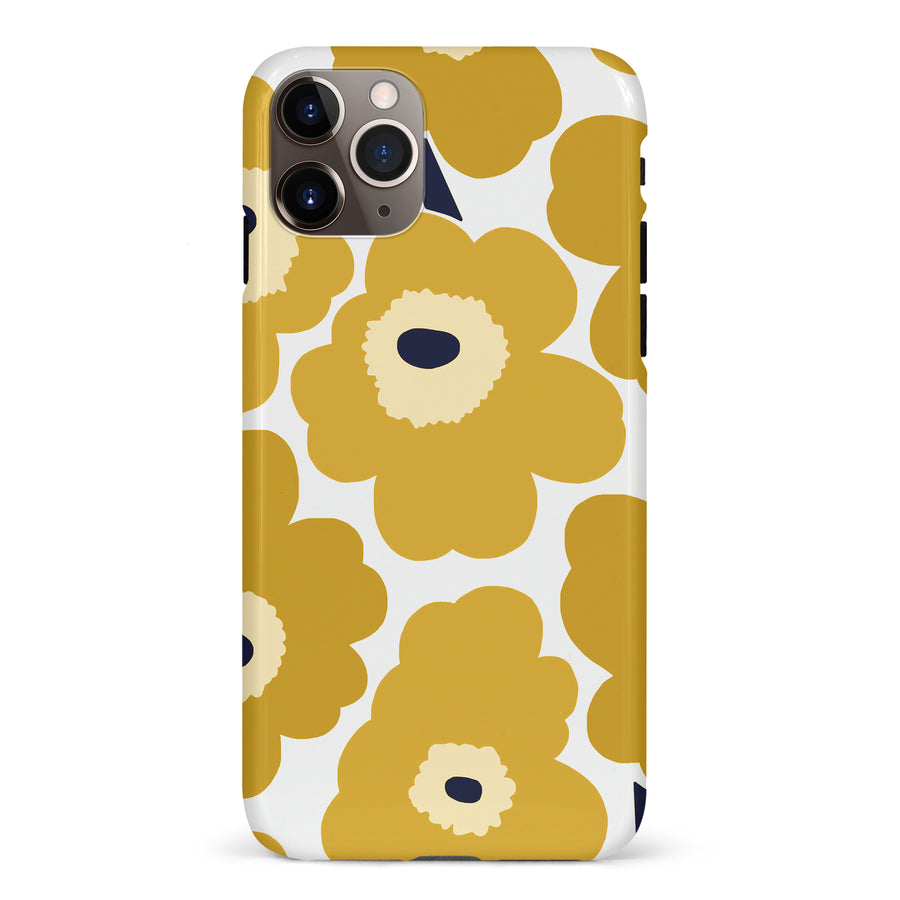 Bold Bloom Burst Floral Phone Case - Yellow