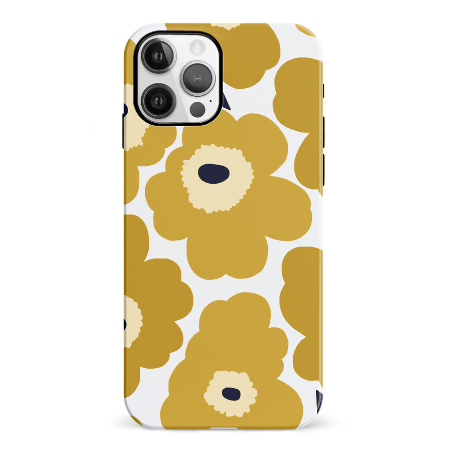 Bold Bloom Burst Floral Phone Case - Yellow