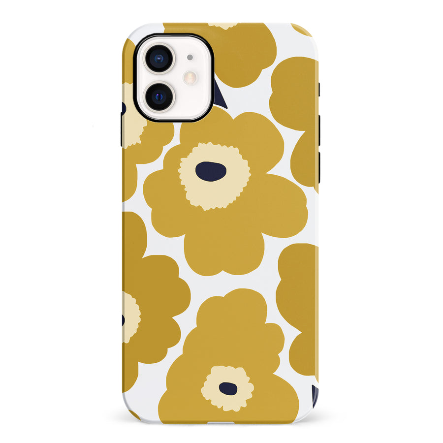 Bold Bloom Burst Floral Phone Case - Yellow