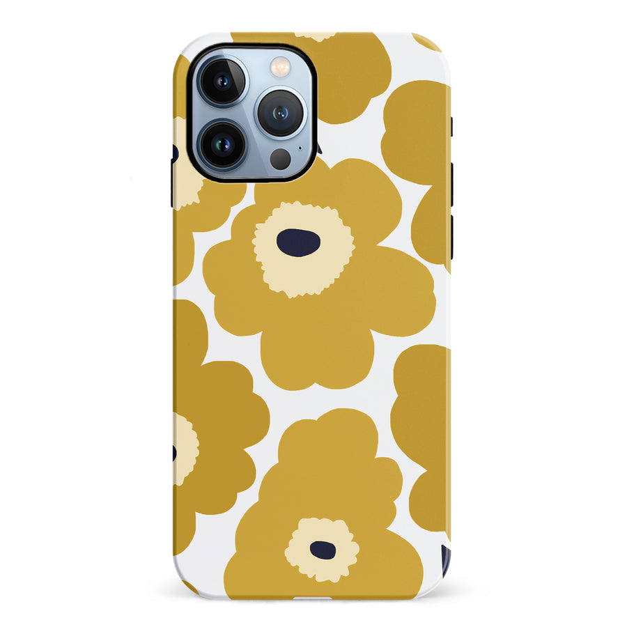 Bold Bloom Burst Floral Phone Case - Yellow