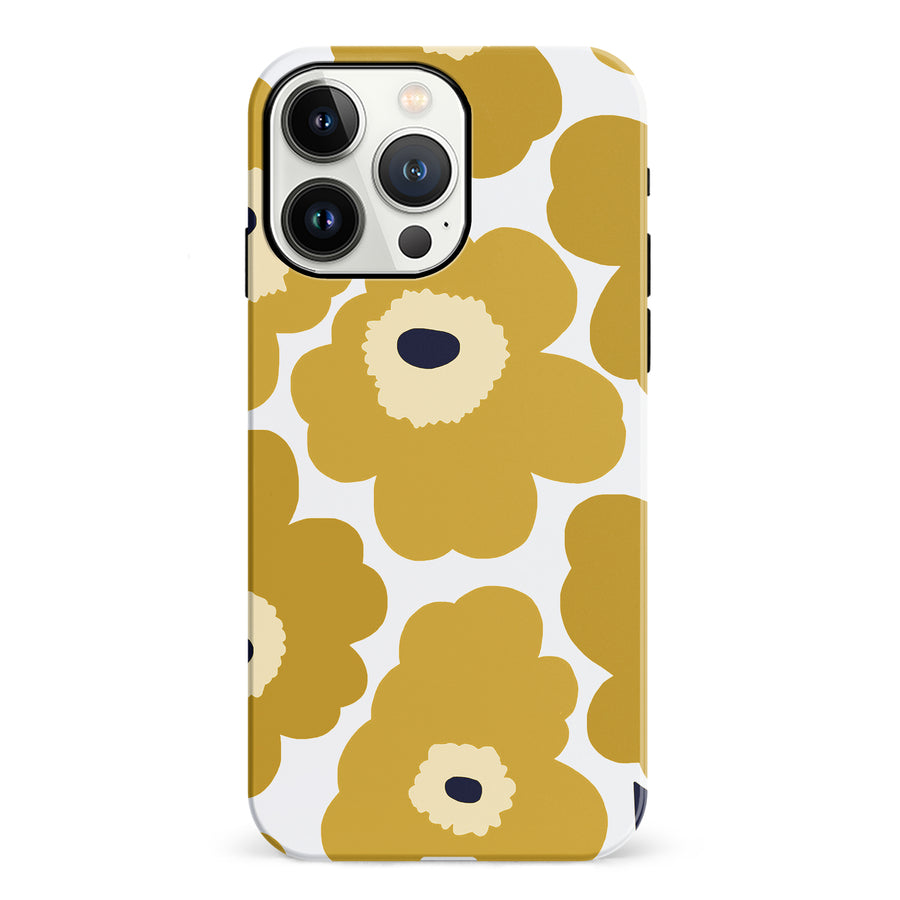 Bold Bloom Burst Floral Phone Case - Yellow