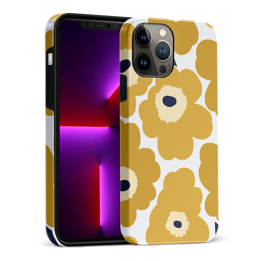 Bold Bloom Burst Floral Phone Case - Yellow