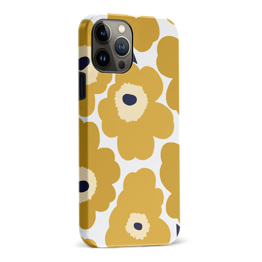 Bold Bloom Burst Floral Phone Case - Yellow