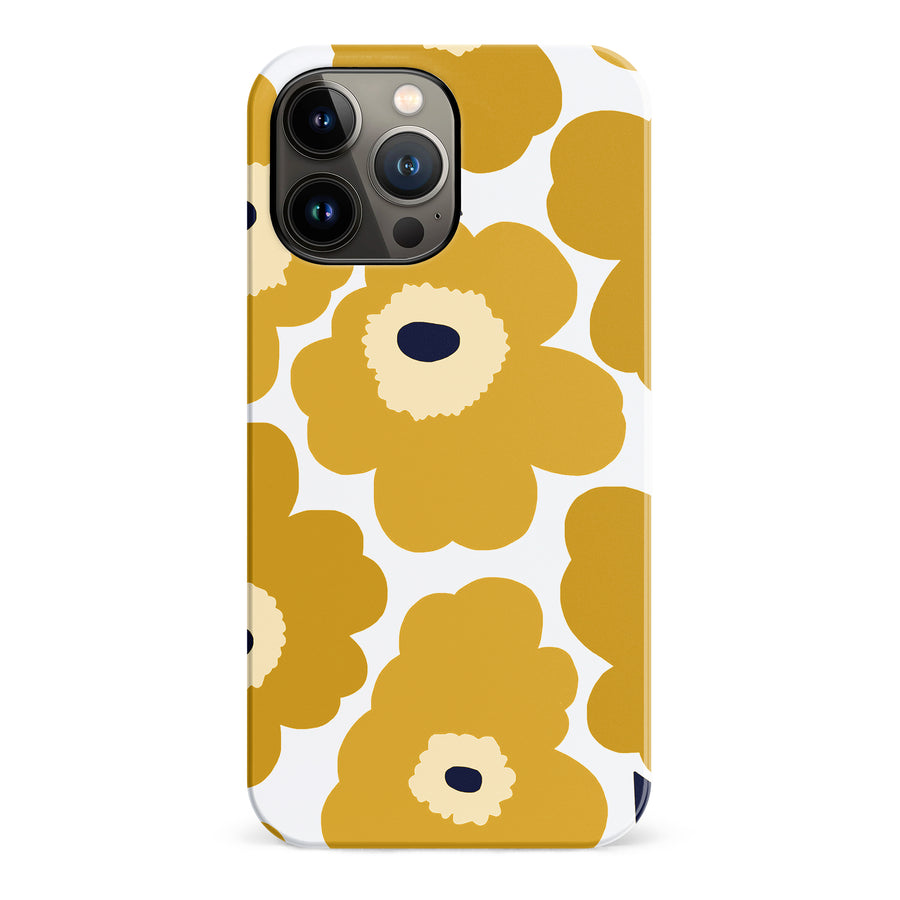 Bold Bloom Burst Floral Phone Case - Yellow