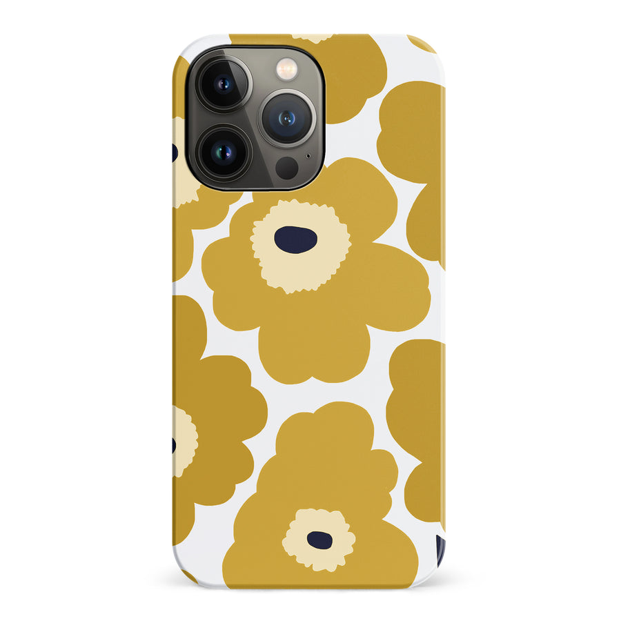 Bold Bloom Burst Floral Phone Case - Yellow