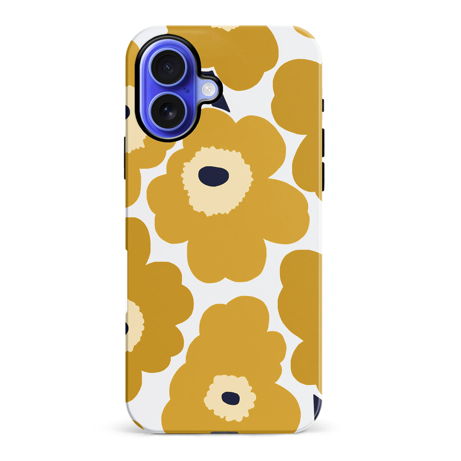 Bold Bloom Burst Floral Phone Case - Yellow