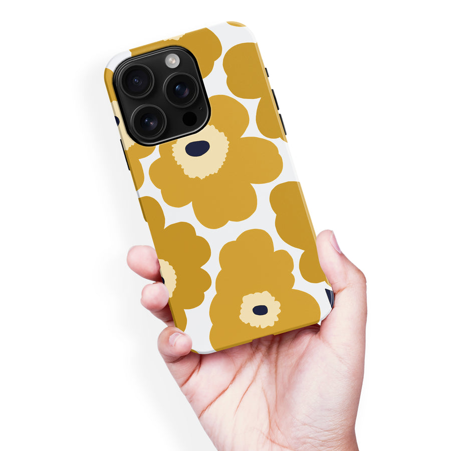 Bold Bloom Burst Floral Phone Case - Yellow