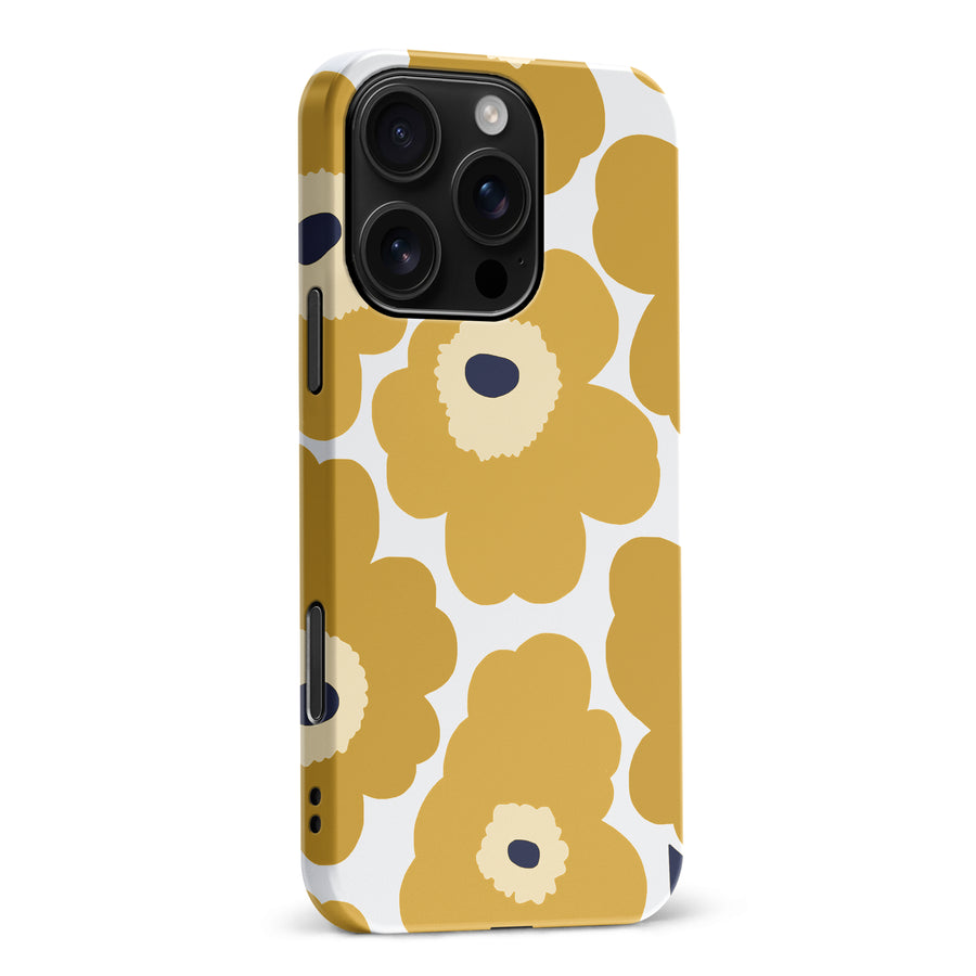 Bold Bloom Burst Floral Phone Case - Yellow