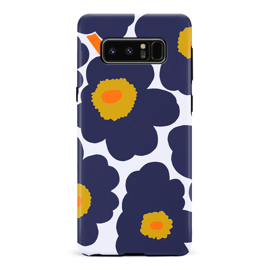 Bold Bloom Burst Floral Phone Case - Blue