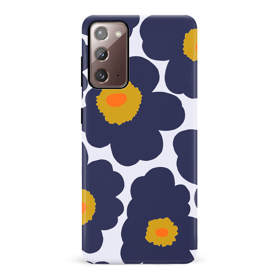 Bold Bloom Burst Floral Phone Case - Blue