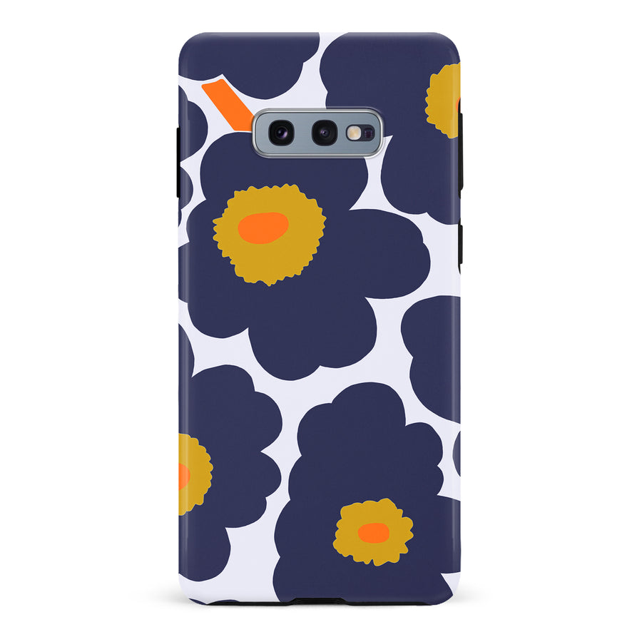 Bold Bloom Burst Floral Phone Case - Blue