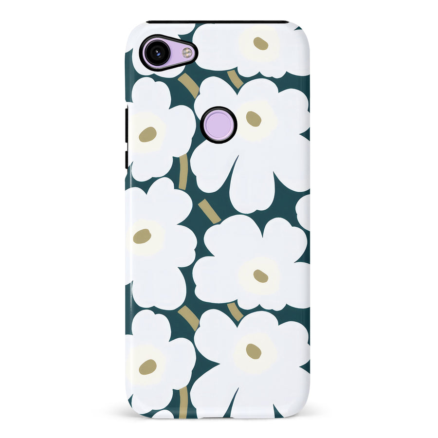 White Pretty Petals Floral Phone Case