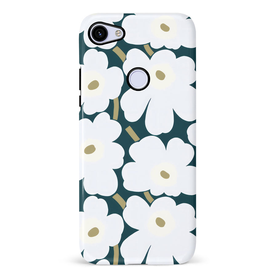 White Pretty Petals Floral Phone Case