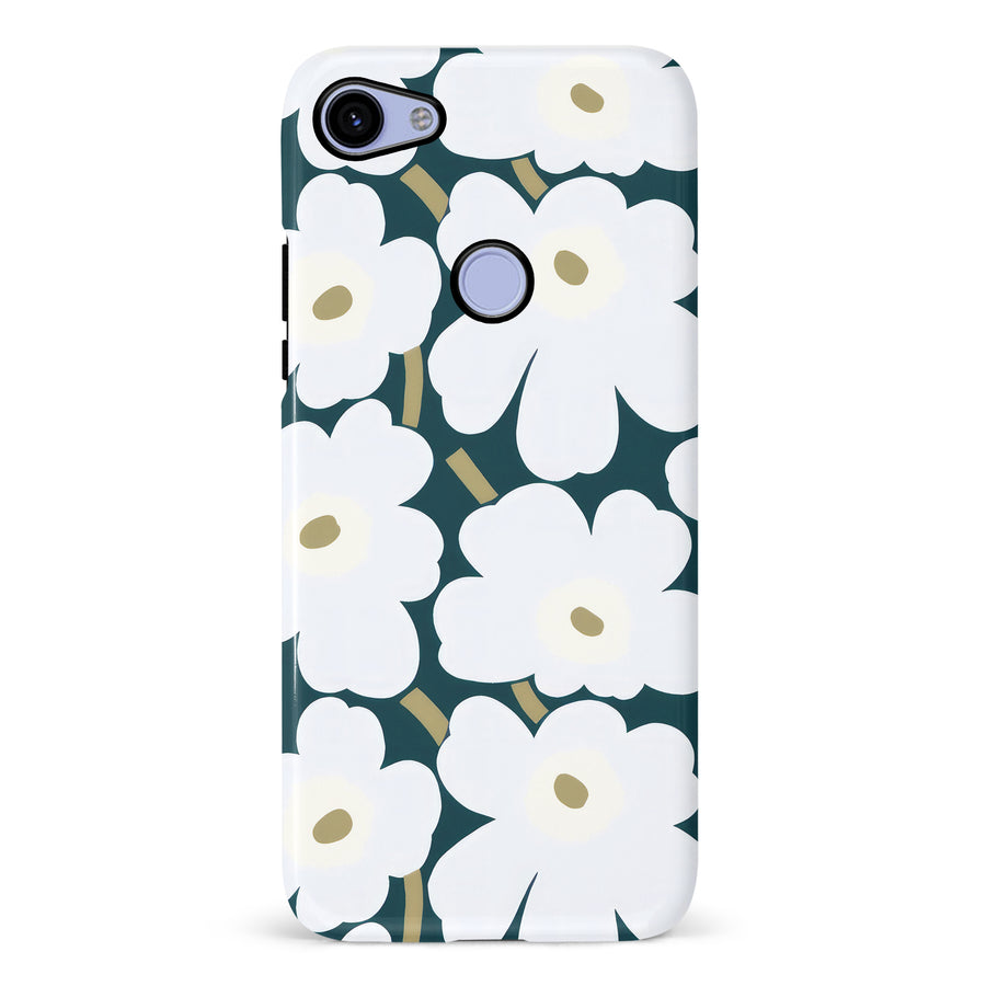 White Pretty Petals Floral Phone Case