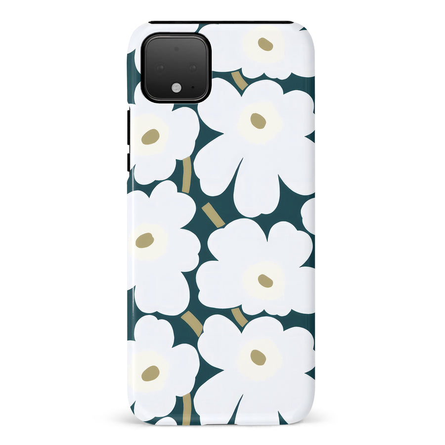 White Pretty Petals Floral Phone Case