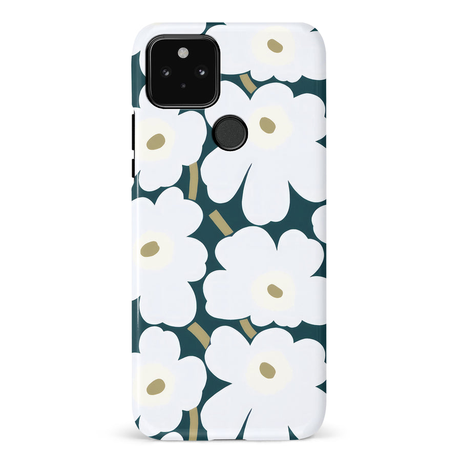 White Pretty Petals Floral Phone Case