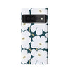 Google Pixel 6 White Pretty Petals Floral Phone Case