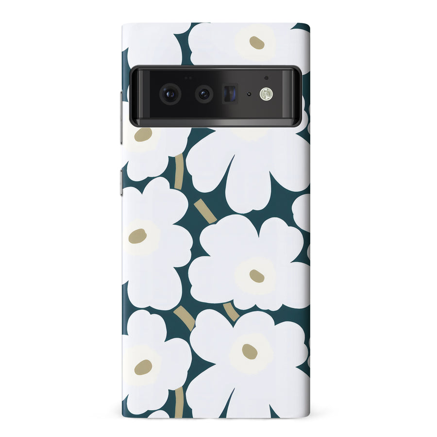 White Pretty Petals Floral Phone Case