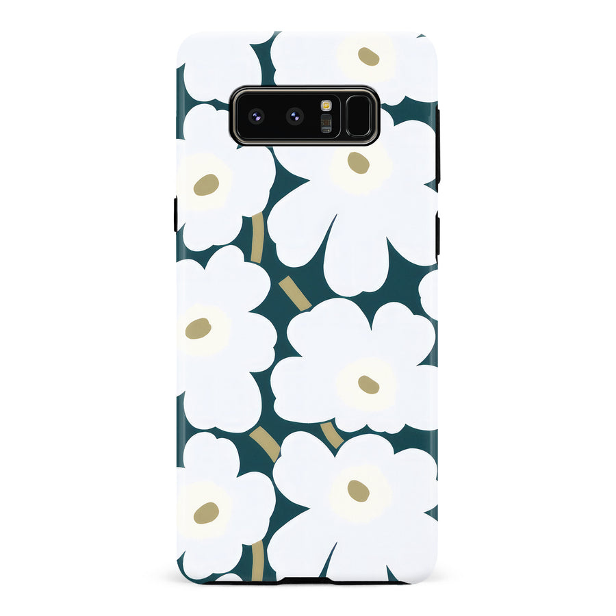 White Pretty Petals Floral Phone Case