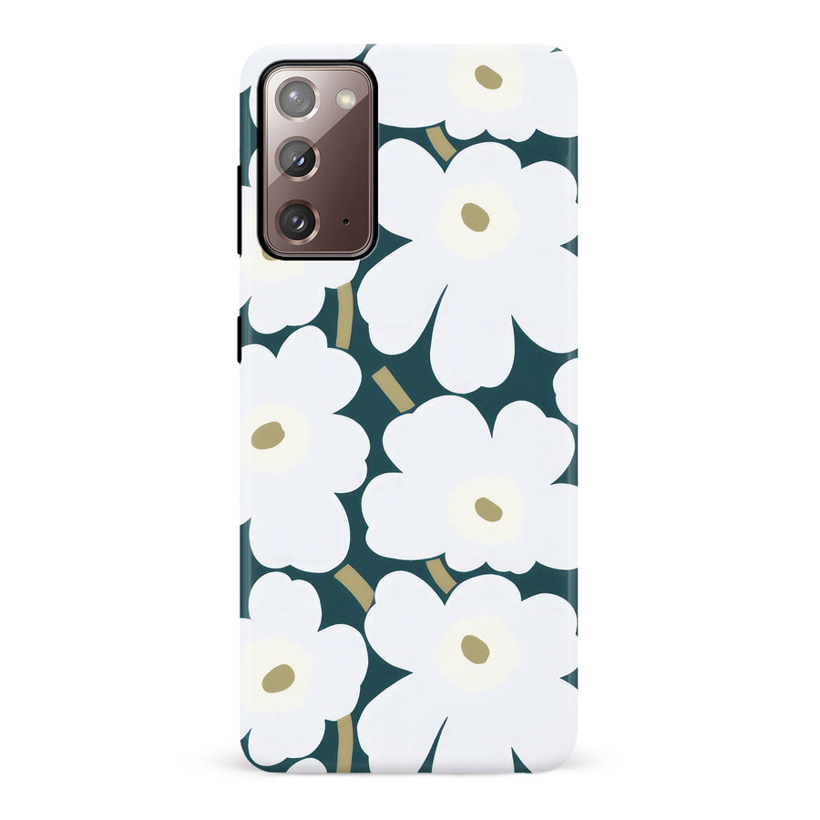 White Pretty Petals Floral Phone Case