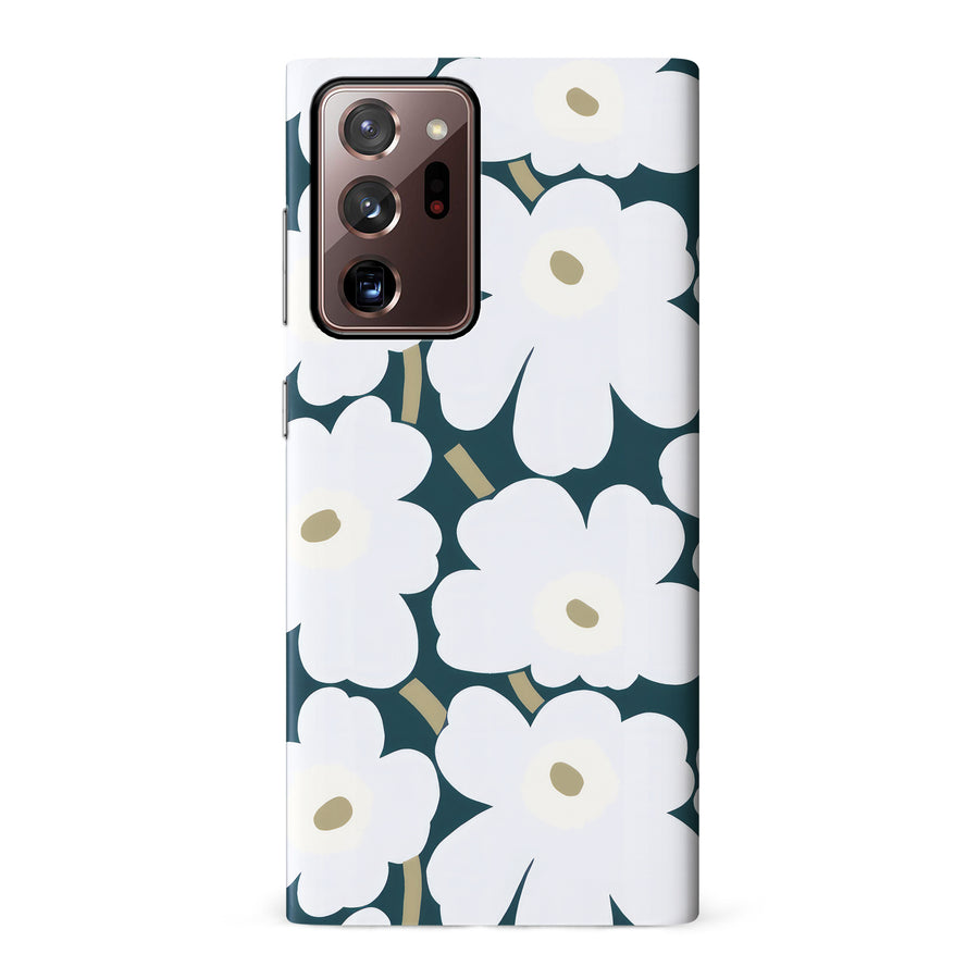 White Pretty Petals Floral Phone Case