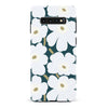 Samsung Galaxy S10 White Pretty Petals Floral Phone Case