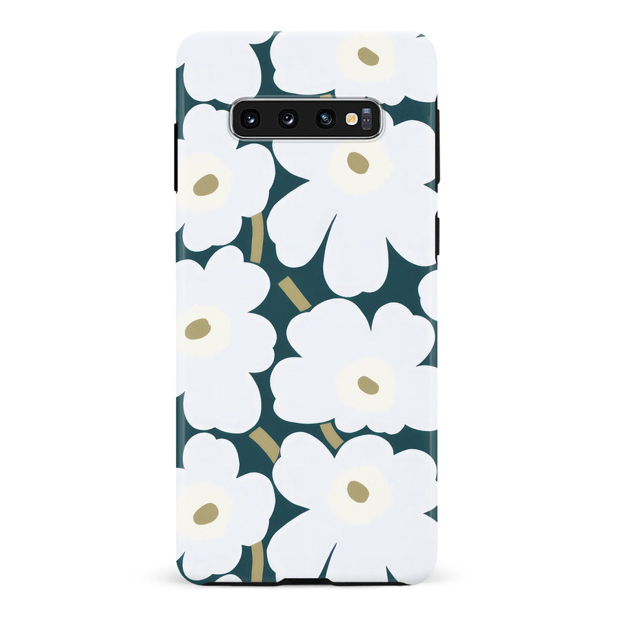 White Pretty Petals Floral Phone Case