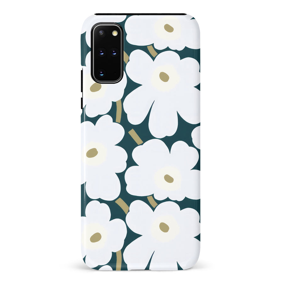 White Pretty Petals Floral Phone Case