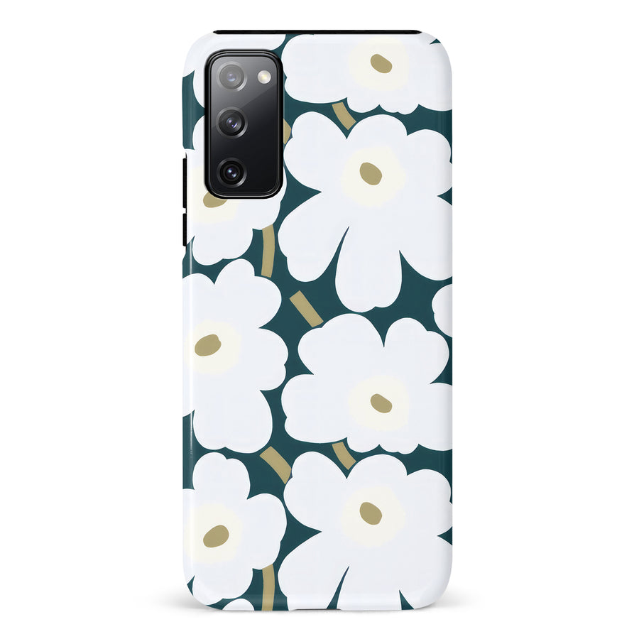 White Pretty Petals Floral Phone Case